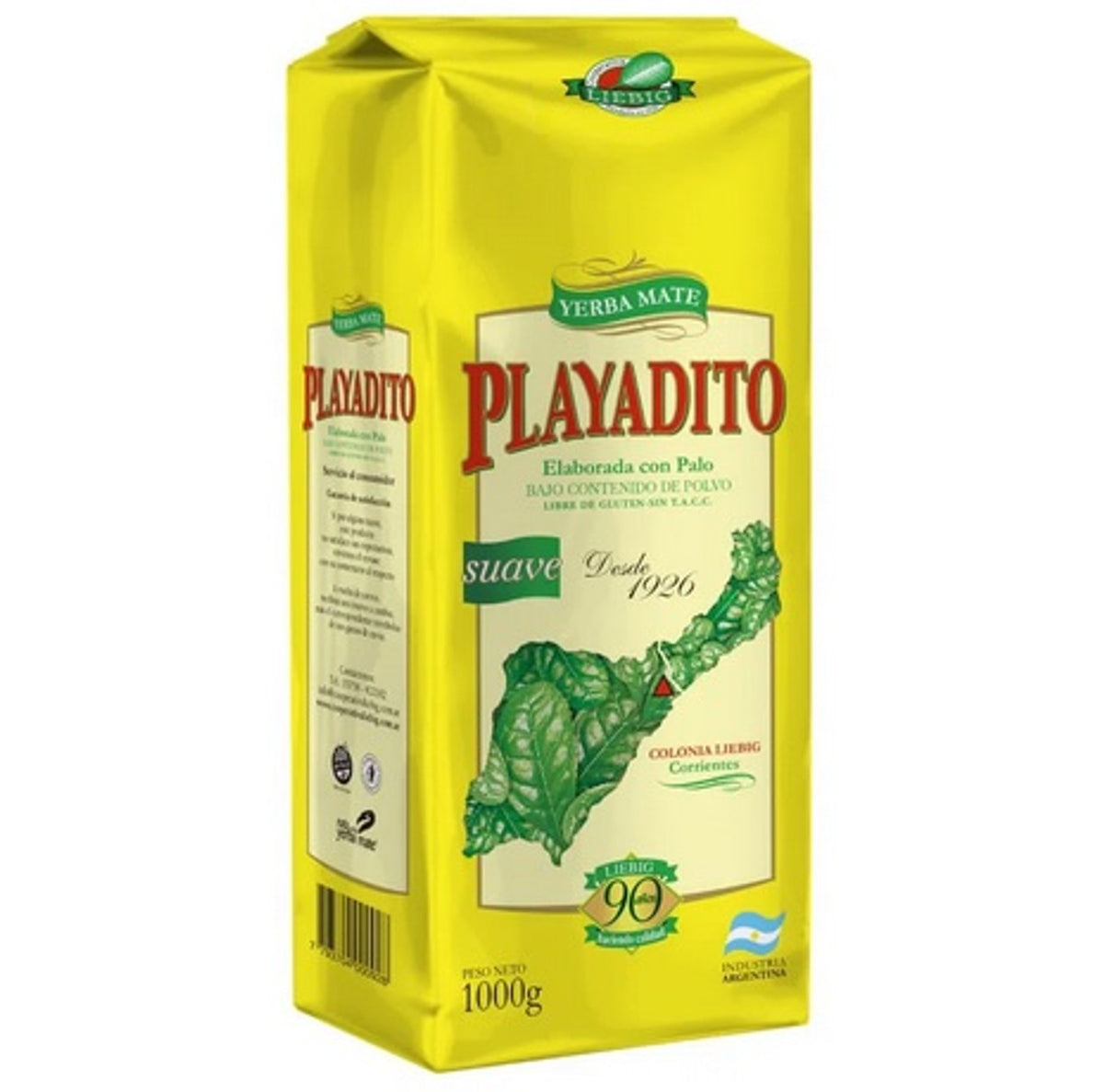 Playadito Yerba Mate Traditional Con Palo - New Packaging, 1 kg
