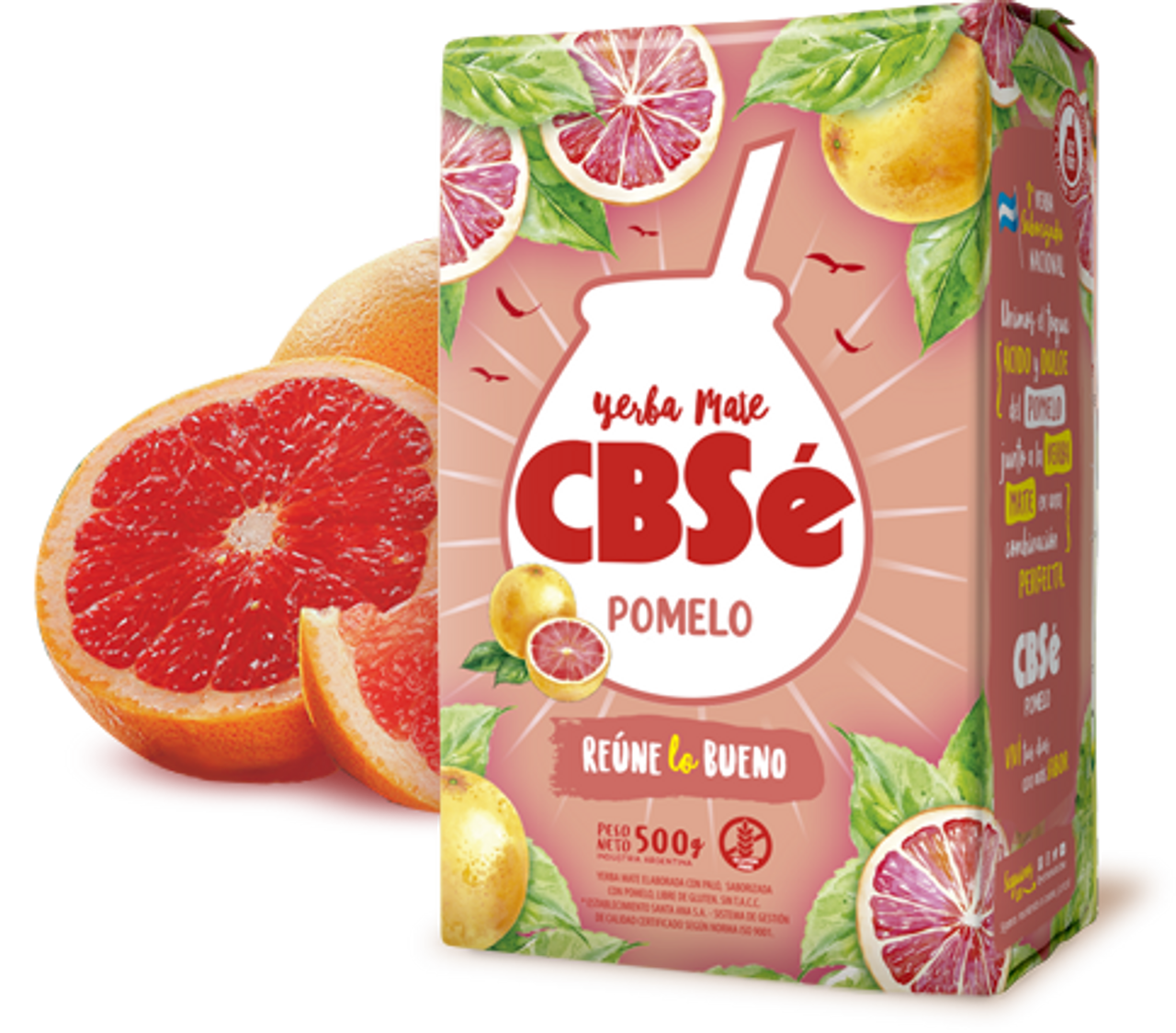 CBSé Yerba Mate Pomelo Grapefruit, 500 g