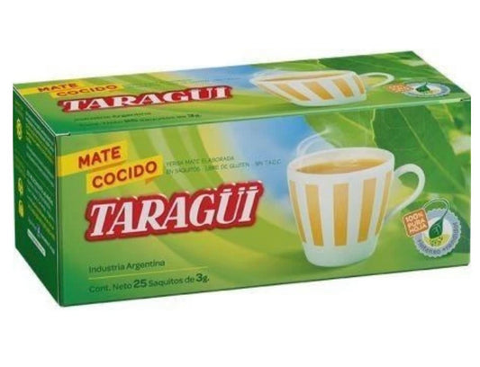 Taragüi Mate Cocido - Ready to Brew Yerba Mate Bags (box of 25 bags)