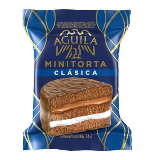 Águila Alfajor Classic Minicake with Dulce de Leche and Cream, 69 g