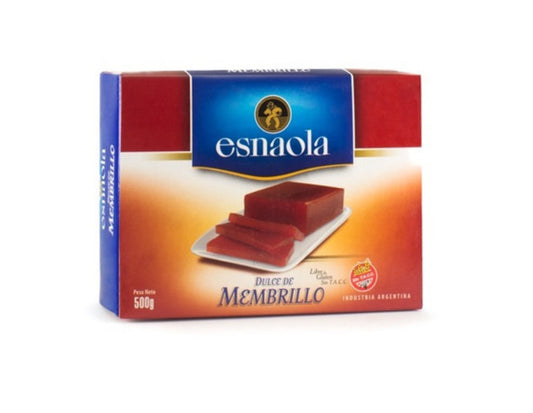 Esnaola Dulce de Membrillo Quince Jelly Sealed Bar for Desserts, 500 g