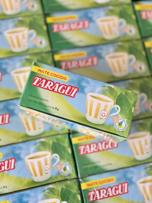 Taragüi Mate Cocido - Ready to Brew Yerba Mate Bags (box of 25 bags)