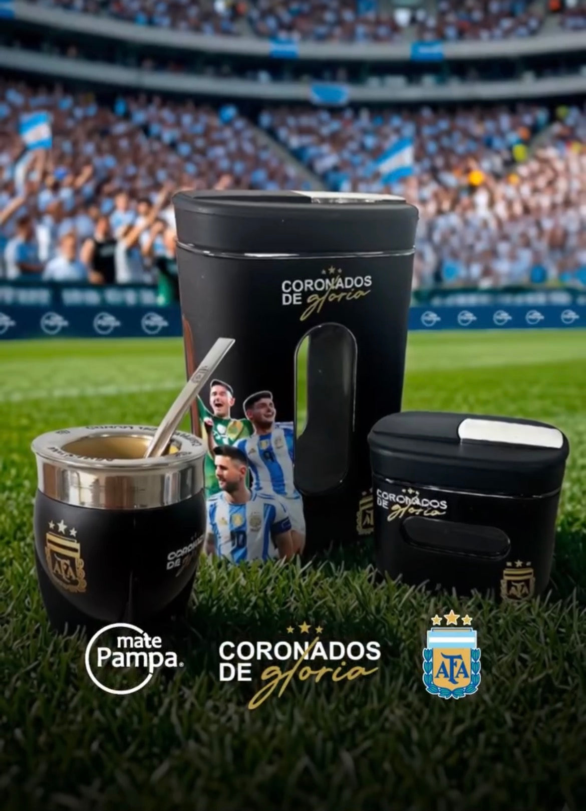 MATE PAMPA XL ARO DE ACERO AFA CORONADOS DE GLORIA 2026
