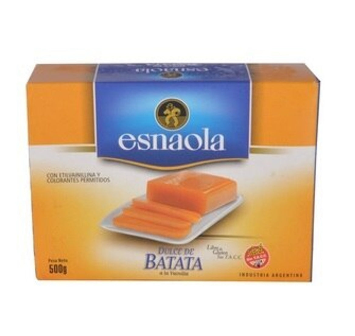 Esnaola Dulce de Batata Sweet Potato Jelly with Subtle Vanilla Wholesale Bulk Box, 500 g