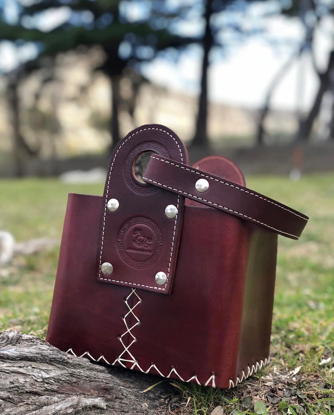 Premium Leather Matera Basket