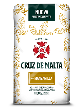 Cruz de Malta Manzanilla Yerba Mate with Chamomile, 500 g