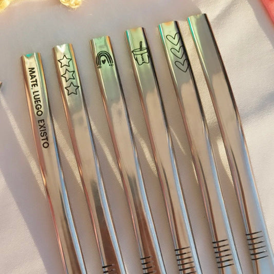 Stainless Steel Flat Straw